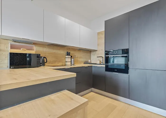 Panorama In Downtown Area With Free Parking And Castle View Bratislava