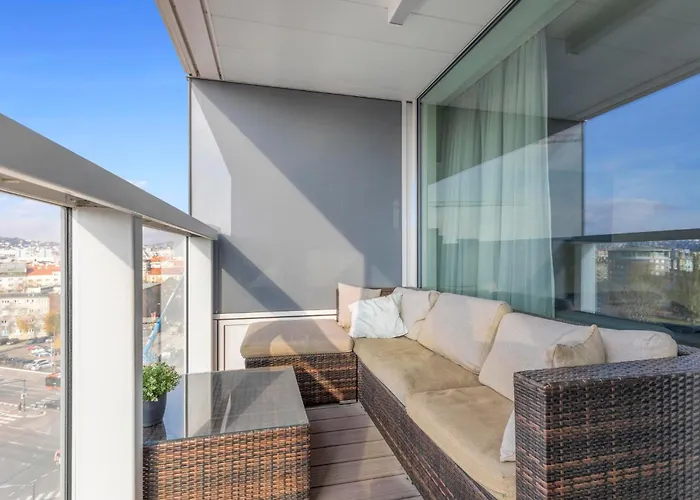 Apartament Panorama In Downtown Area With Free Parking And Castle View *