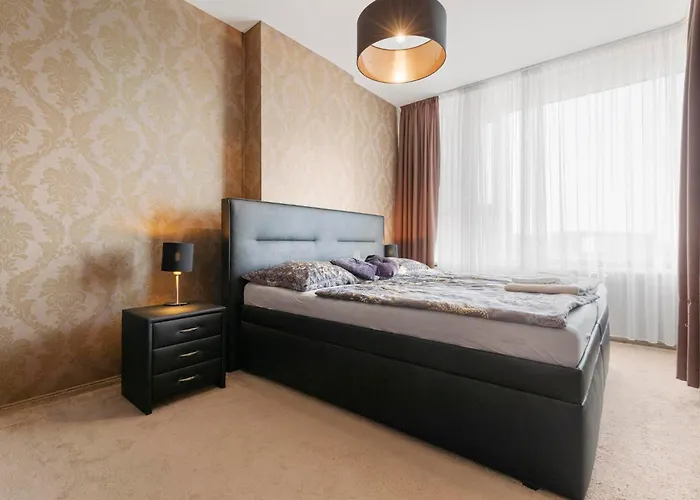 דירה Panorama In Downtown Area With Free Parking And Castle View ברטיסלאבה